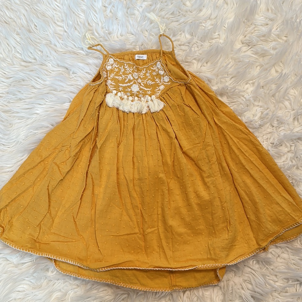 Next Embroidery Detail Cotton Dress